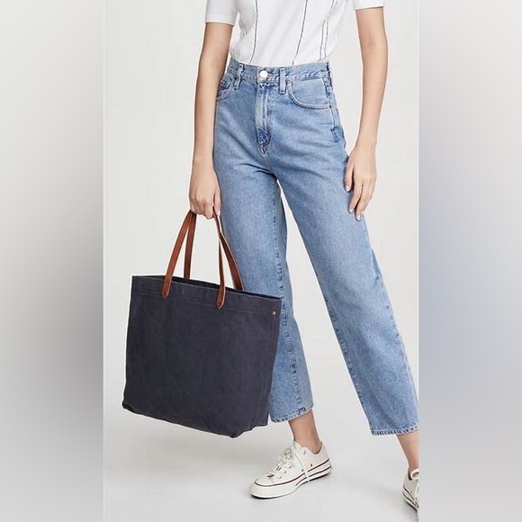 Madewell Bags Madewell Transport Canvas Tote Leather Straps